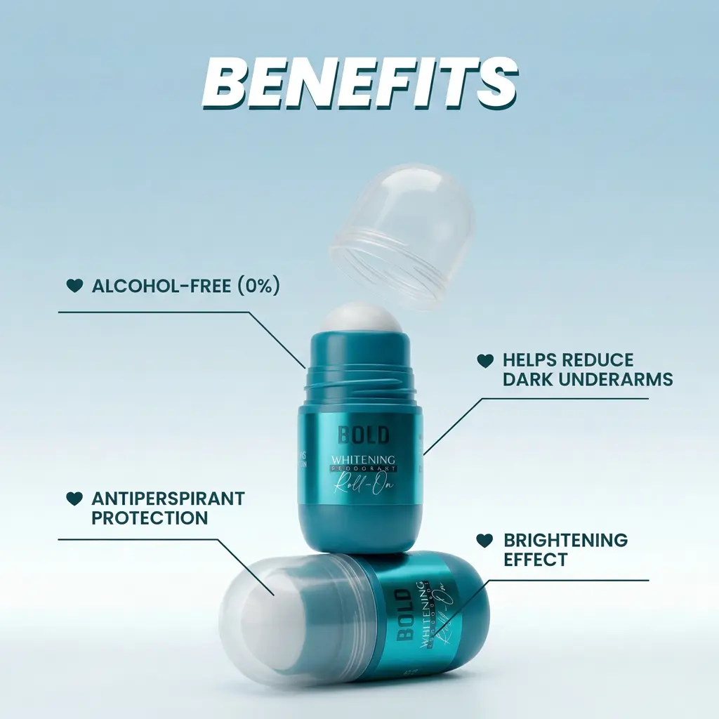 Bold Whitening Deodorant Roll-On 50 ML - Image 3